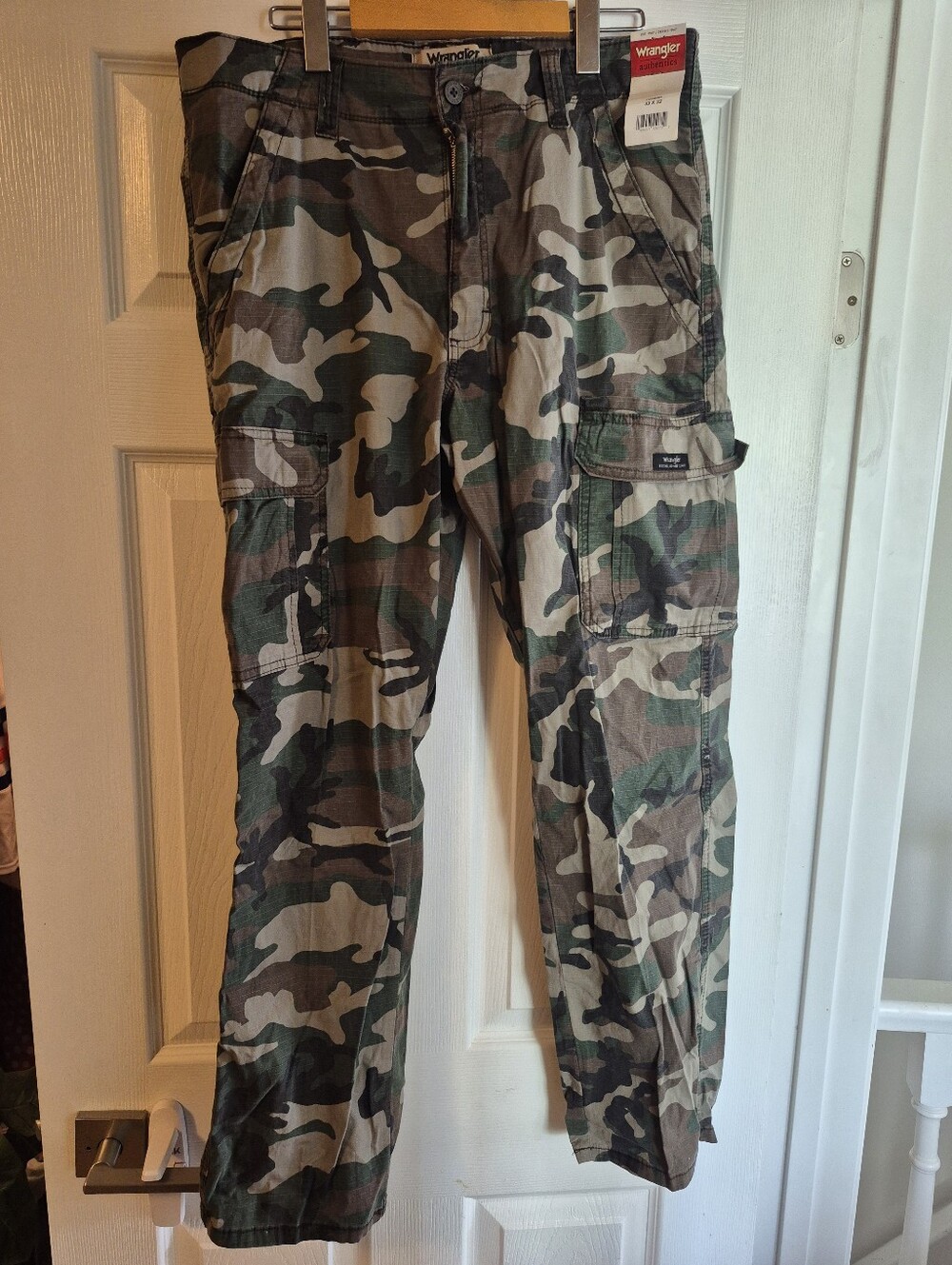 Camo Wrangler Wide Leg Cargo